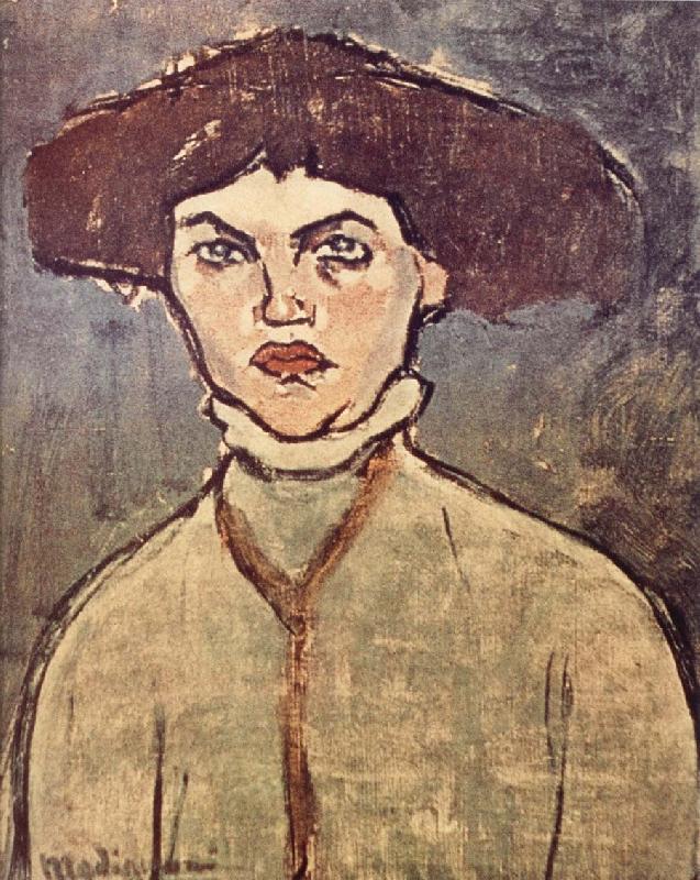 Amedeo Modigliani Head of a young woman Germany oil painting art
